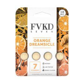 FVKD 7-OH Kratom Tablets- 4PK (10CT), Orange, 72 mg