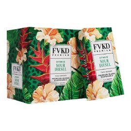 FVKD Premium THCA Badder Disposable (6CT), Sour Diesel (H), 3.5 g