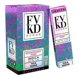 FVKD THCA Sugar Disposable (6CT), Grandaddy Purp (Indica), 3.5 g