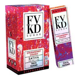 FVKD THCA Sugar Disposable (6CT), Strawberry Cough (Sativa), 3.5 g