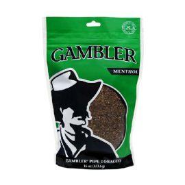 Gambler Pipe Tobacco, Menthol, 16 oz