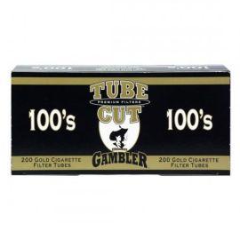 Gambler Filter Tubes- 200PK (5CT), Gold, 100 mm