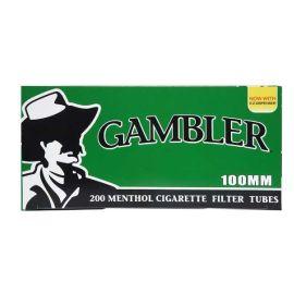 Gambler Filter Tubes- 200PK (5CT), Menthol, 100 mm