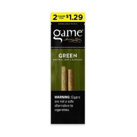 Game 2/$1.29 Natural Leaf Cigarillos- 2PK (30CT), Green