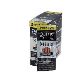 Game 3/$1.29 Mini Cigarillo- 3PK (15CT), Diamonds