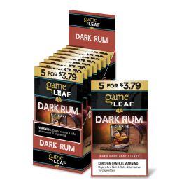 Game 5/$3.79 Natural Leaf Cigars- 5PK (8CT), Dark Rum