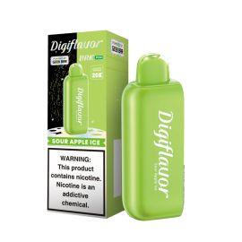 Geek Bar Digiflavor BRK 20K Disposable Pod (5CT), Sour Apple Ice, 5%
