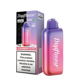 Geek Bar Digiflavor BRK 20K Disposable Pod (5CT), Strawberry B-Pop, 5%