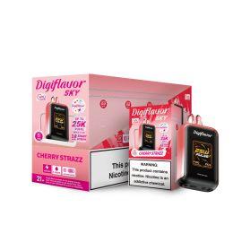Geek Bar Digiflavor Sky 25000 Disposable (5CT), Cherry Sttrazz, 5%