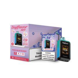 Geek Bar Digiflavor Sky 25000 Disposable (5CT), Peach Blue Slushy, 5%