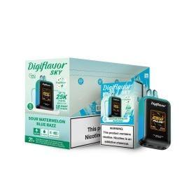 Geek Bar Digiflavor Sky 25000 Disposable (5CT), Sour Watermelon Blue Razz, 5%