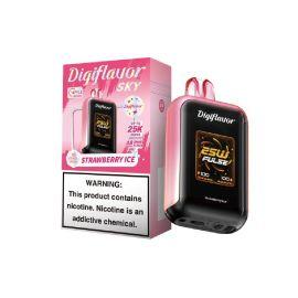 Geek Bar Digiflavor Sky 25000 Disposable (5CT), Strawberry Ice, 5%