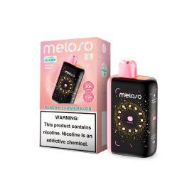 Geek Bar Meloso 30K Disposable (5CT), Peachy Strawmelon, 5%