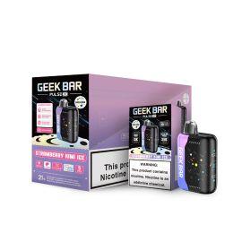 Geek Bar Pulse X 25K Disposable (5CT), Strawberry Kiwi Ice, 5%
