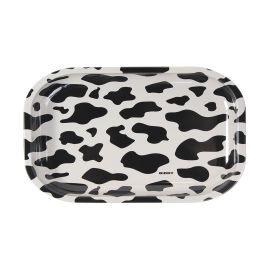 Giddy Rolling Tray, Cow Print, Medium