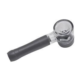 Glass Aluminum Hammer Pipe with Gift Box, 4.2 in