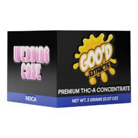 GOO'D THCA Concentrate Dab, Wedding Cake (Indica), 2 g