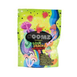 Goomz Mushroom Gummies- 10PK, Sour Peach Watermelon, 4 mg