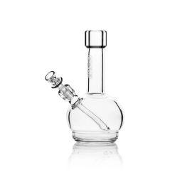 GRAV Mini Round Base Water Pipe, Clear