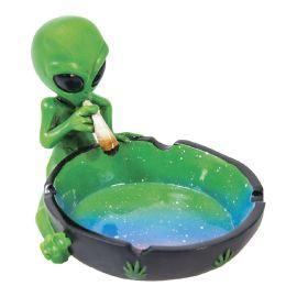 Green Alien Polystone Ashtray