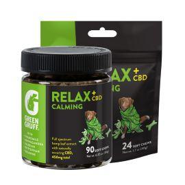 Green Gruff Relax Calming CBD Soft Chews for Dogs