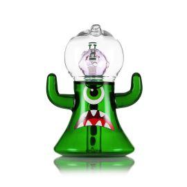 Hemper Green Dankzilla Monster Water Pipe, Green, 8 in