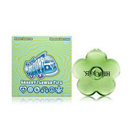Hemper Groovy Flower Handpipe, Green, 3.5in