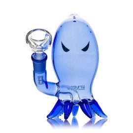Hemper Kraken Water Pipe, Blue/Gray, 5.7in
