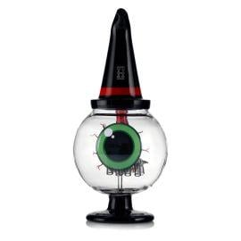 Hemper Wicked Witch Water Pipe XL, Clear/Black, 10in