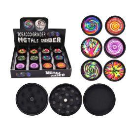 Herb 3-piece Grinder, 52 mm, Black Crystal Ball Eye