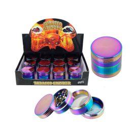 Herb 4-piece Grinder, 40 mm, Rainbow