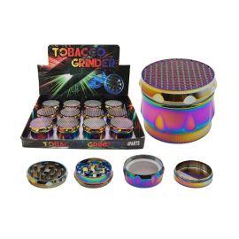 Herb 4-piece Grinder, 45 mm, Wine Barrel Rainbow