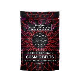 Hi On Nature Blastoff Blend Cosmic Belt Gummies, Cherry Lemonade Belts, 1000 mg