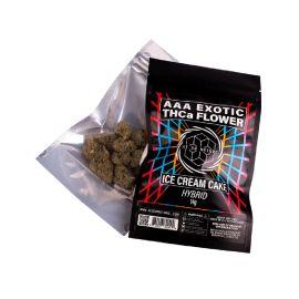 Hi On Nature Exotic THCA Flower, Ice Cream Cake (Hybrid), 14g