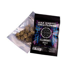 Hi On Nature Exotic THCA Flower, Illuminati (Indica), 14g
