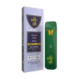 Hidden Hills THCA Ultra Heady Blend Disposable (5CT), Peach Tart (Indica), 2 g
