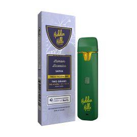 Hidden Hills THCA Ultra Heady Blend Disposable (5CT), Lemon Licorice (Sativa), 2 g