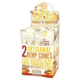 High Hemp Artisanal Hemp Cones- 2PK (15CT), Honey Potswirls
