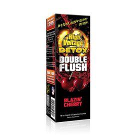 High Voltage Detox Double Flush Drink, Blazing Cherry, 16 oz