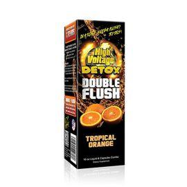 High Voltage Detox Double Flush Drink, Tropical Orange, 16 oz