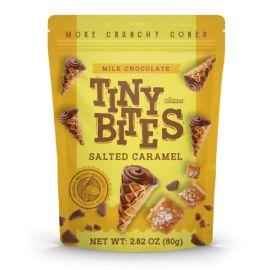 Hilco Tiny Bites Waffle Cones, Sea Salt Caramel, 2.82 oz