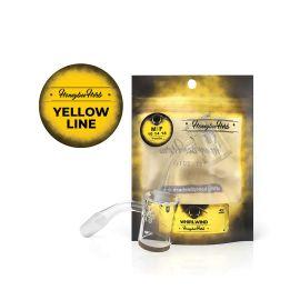 Honeybee Herb Yellow Line Whirlwind 45 Degree Banger, 14mm