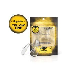 Honeybee Herb Yellow Line Whirlwind Banger, 14mm