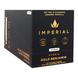 Imperial Extraction THCA Loaded Preroll (10CT), Gold Benjamin (Hybrid), 2 g