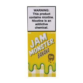 Jam Monster E-Liquid, Banana Jam, 6 mg