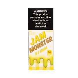 Jam Monster E-Liquid, Banana Pb&J, 3 mg