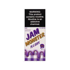 Jam Monster E-Liquid, Grape Pb&J, 3 mg