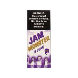 Jam Monster E-Liquid, Grape Pb&J, 6mg