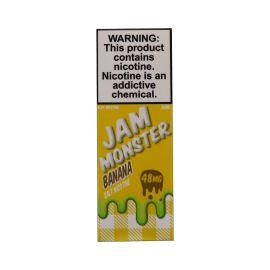 Jam Monster Salt E-Liquid, Banana Jam, 48mg