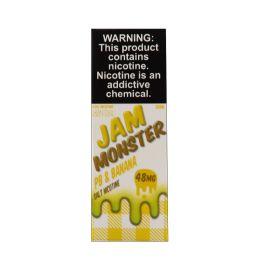 Jam Monster Salt E-Liquid, Banana Pb&J, 48mg